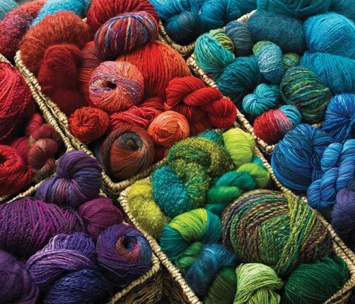 Puzzle - Cobble Hill - Ghemuri colorate de lână